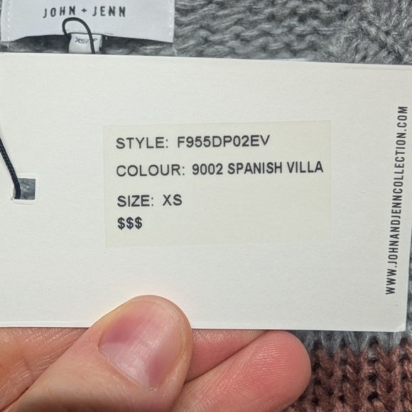 JOHN + JENN (XS) Keeley Colorful Multi Stripe Crew Oversize Sweater Evereve NWT - Picture 5 of 8